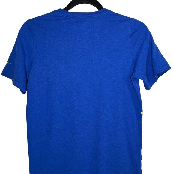 Nike Kevin Durant KD35 Boys Large Blue Neon Basketball Tee - Picture 10 of 11